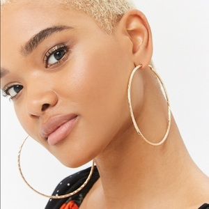 ✨Etched Oversize Hoop Earrings✨